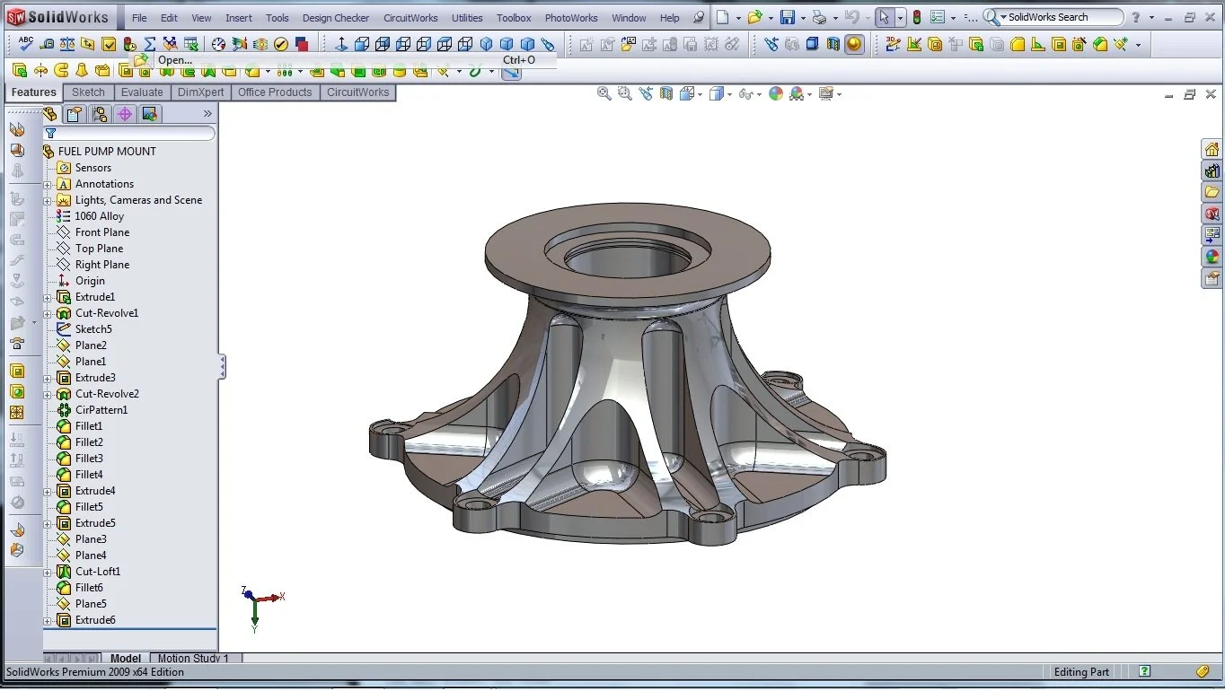Conception mécanique 2D et 3D sur SolidWorks