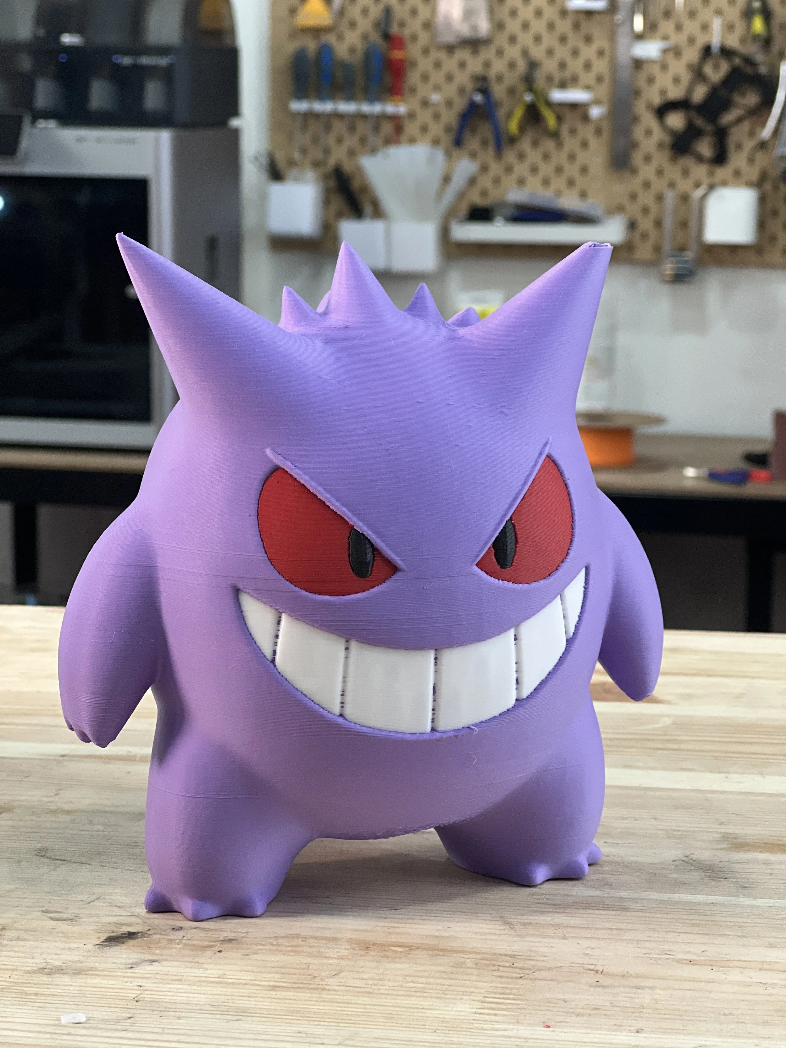 Figurine de Gengar imprimée en 3D