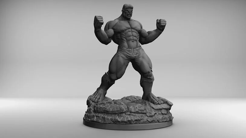 Maquette imprimée en résine