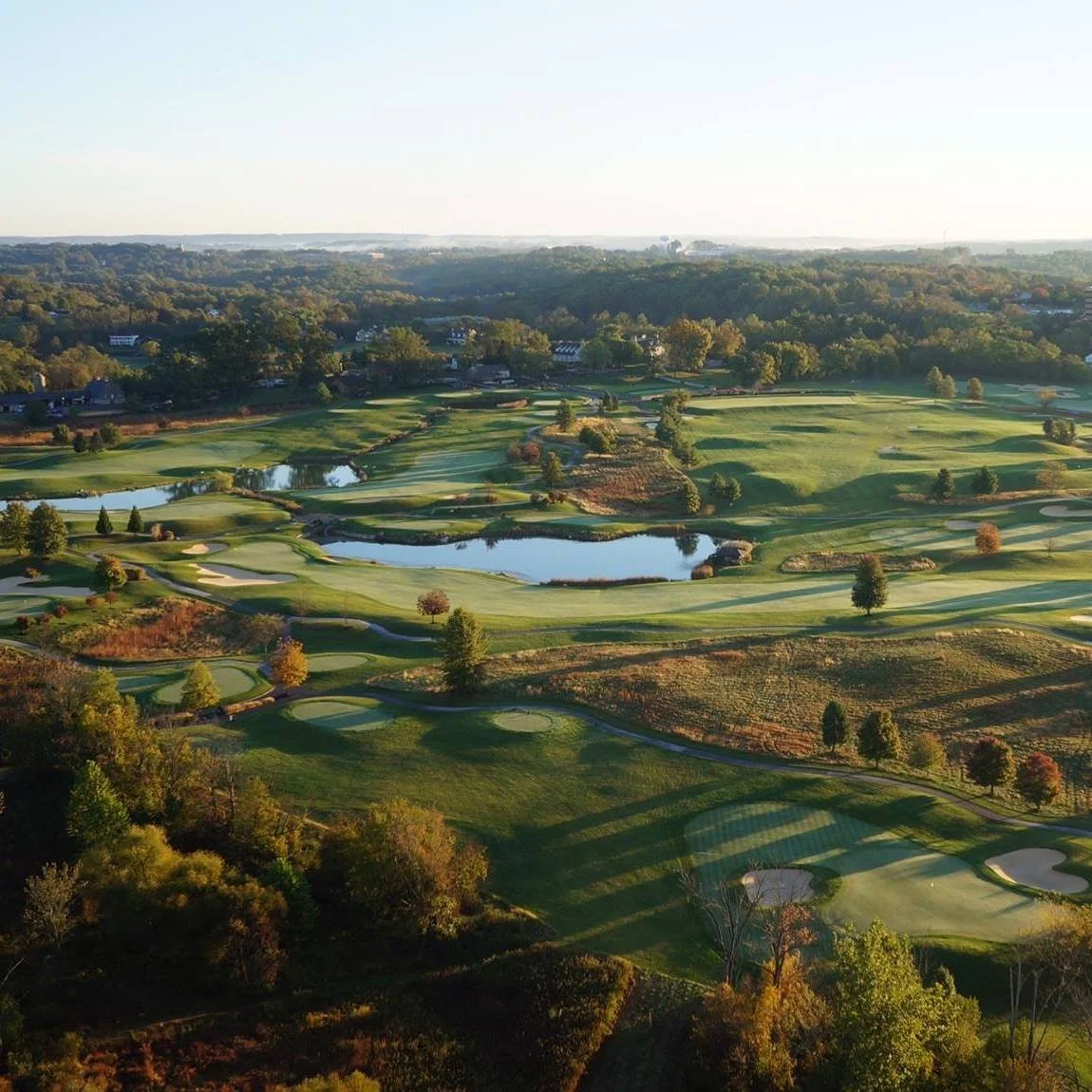 Hayfields aerial view