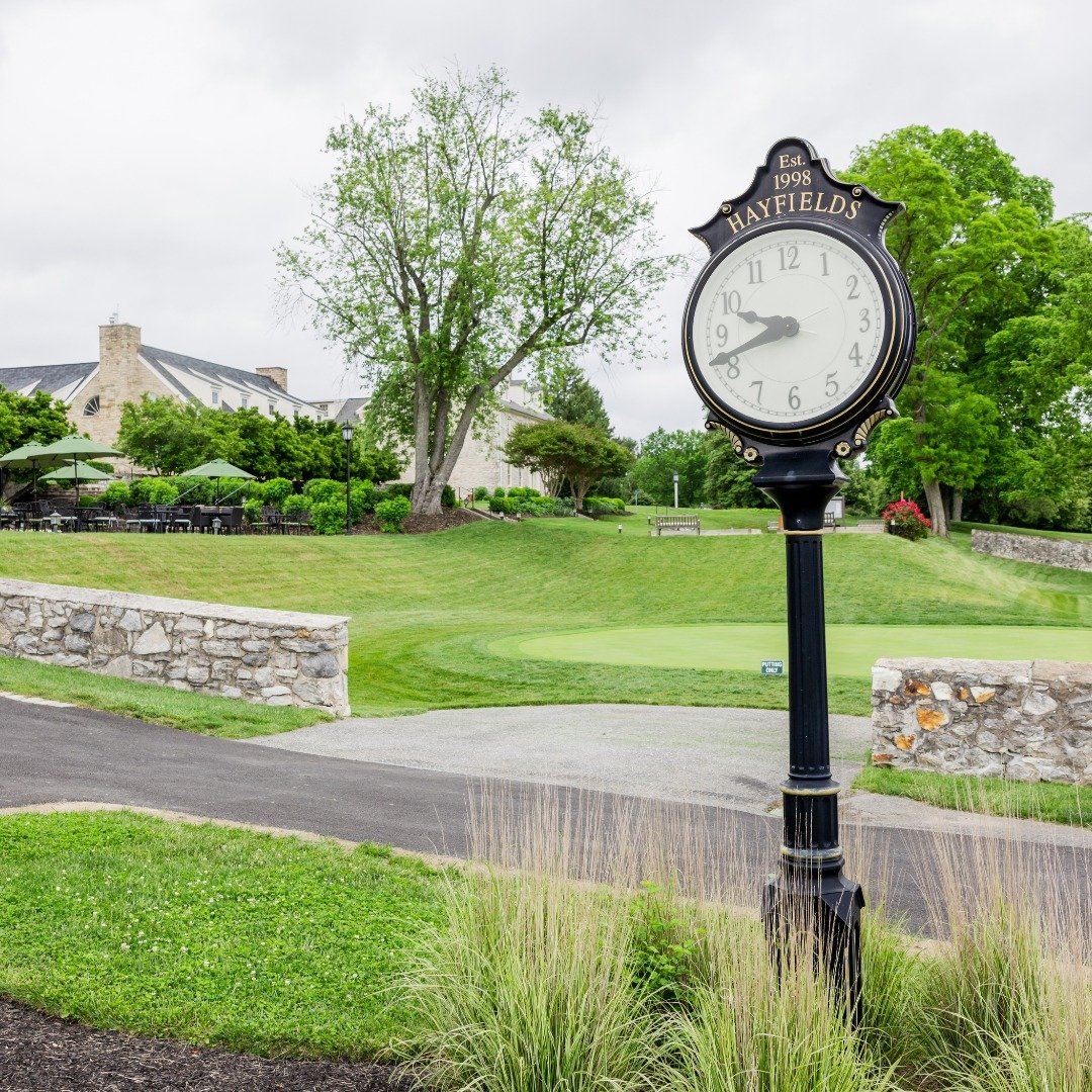 Hayfields clock