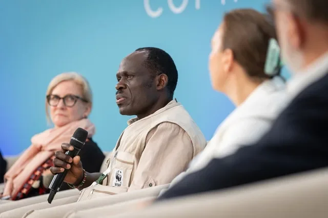 Speaker at an international conference