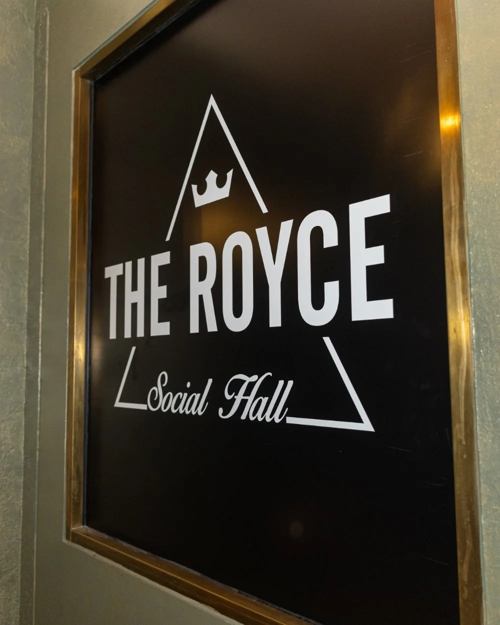 The Royce Social Hall sign at The Quarter at Tropicana in Atlantic City