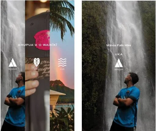 Ahupuaʻa Itinerary reference frames