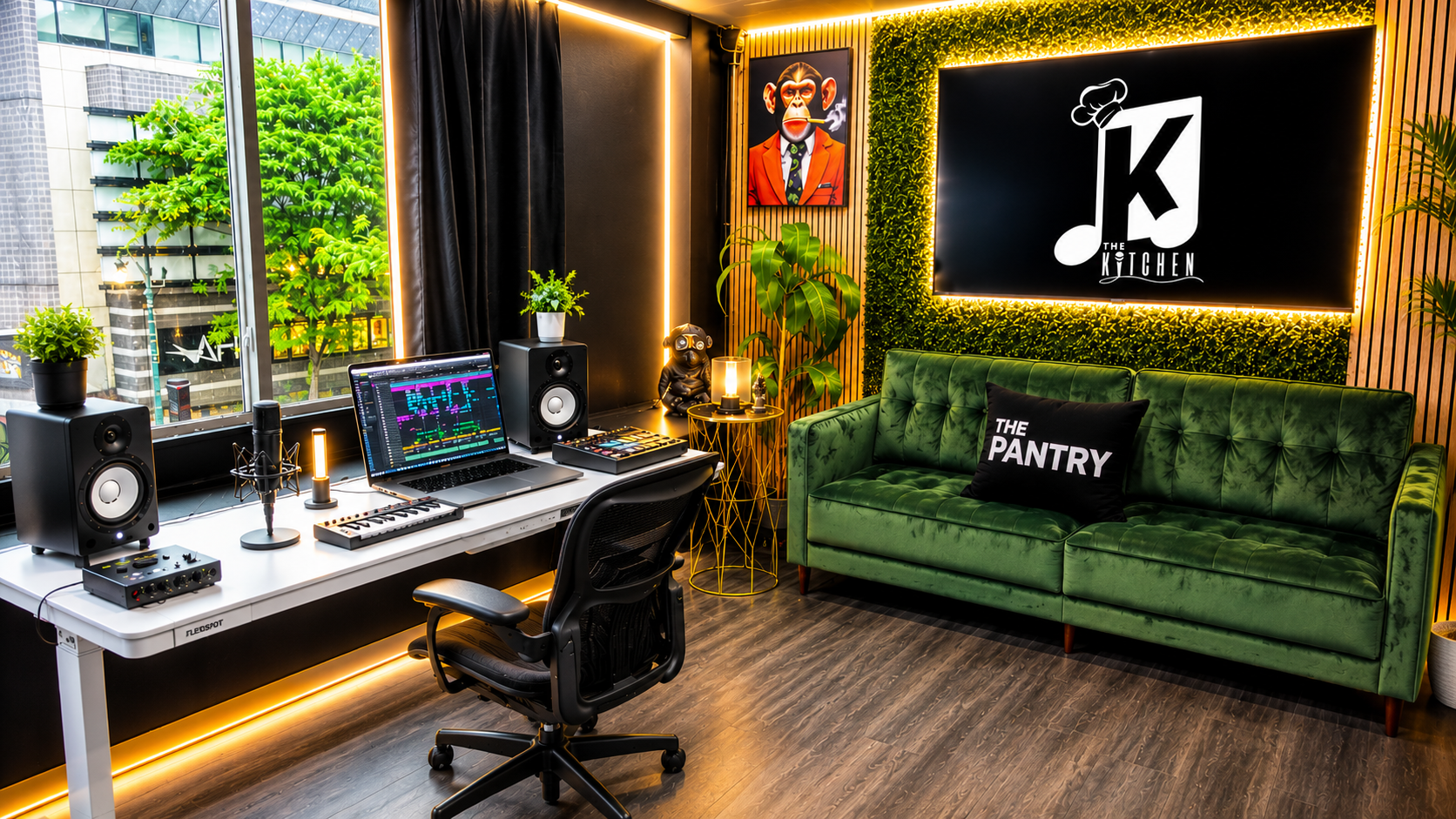 The Pot writing and production room