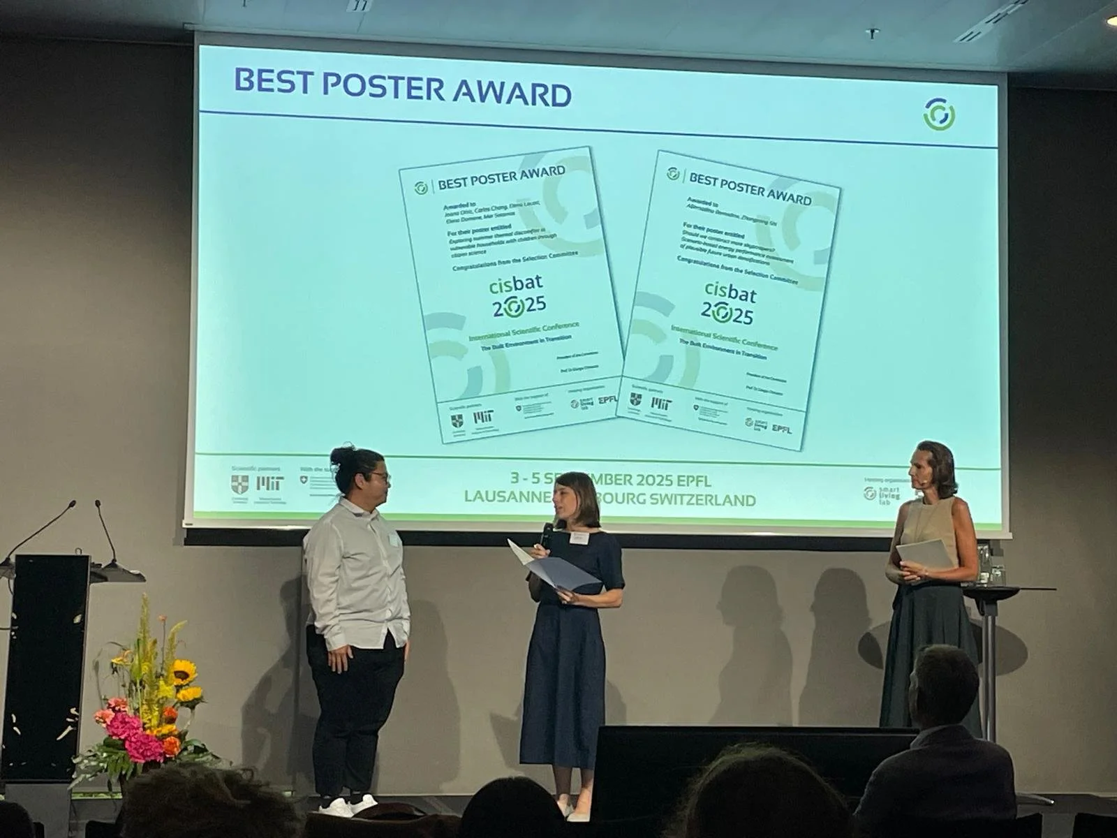CISBAT Best Poster Award