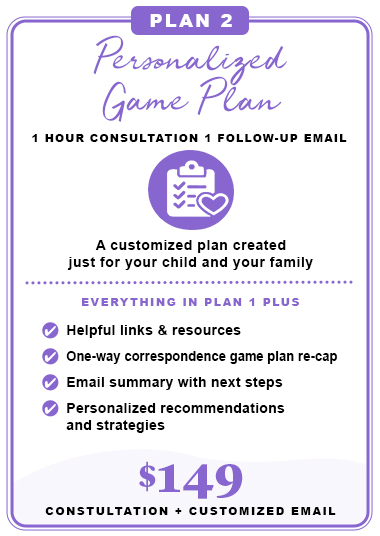 Plan 2 - Personalized Game Plan