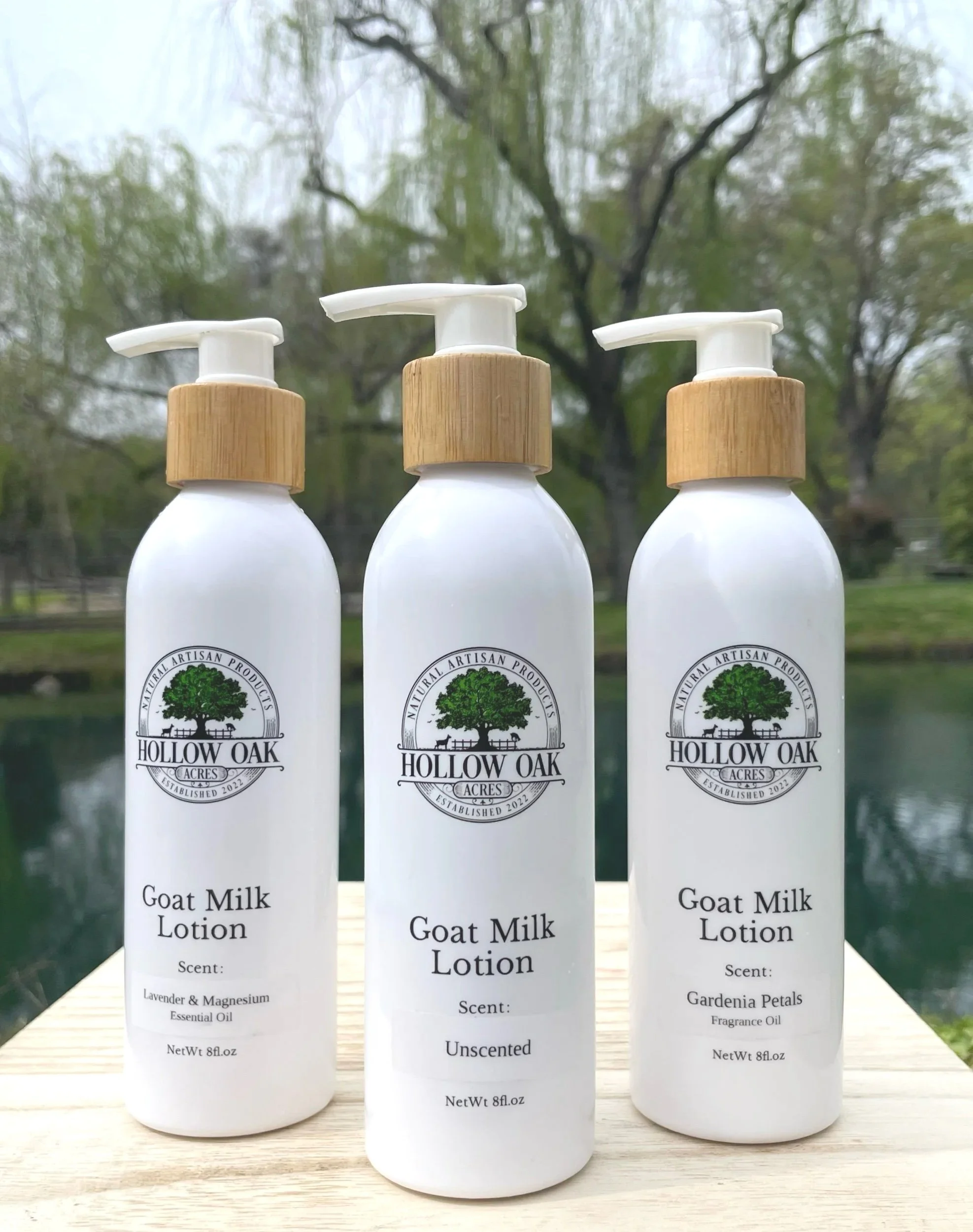 Goat milk body lotion by Hollow Oak Acres