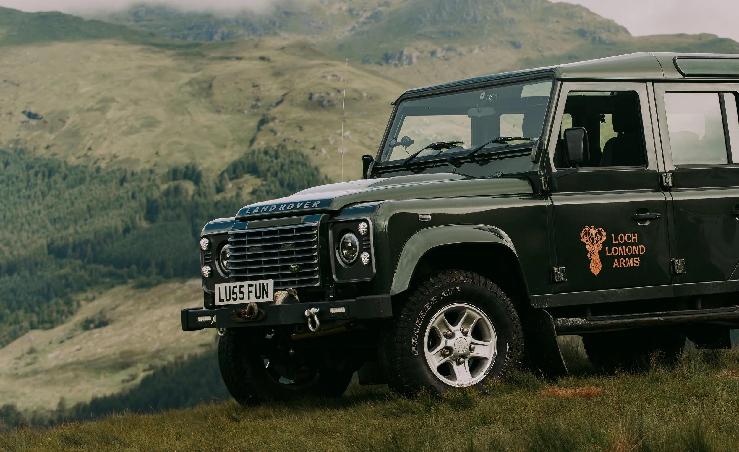 Highland 4x4 expedition across the Luss Estate, Loch Lomond, Scotland