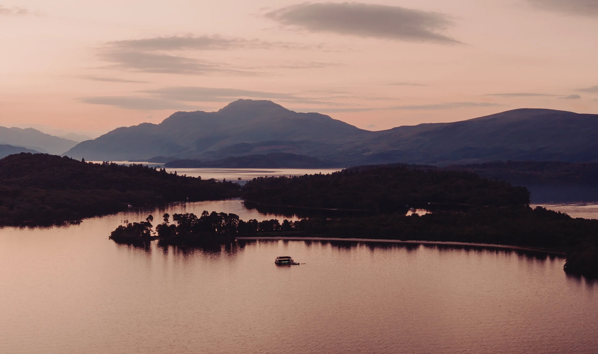 A four wheel drive experience up into the glens from the Loch Lomond Arms estate