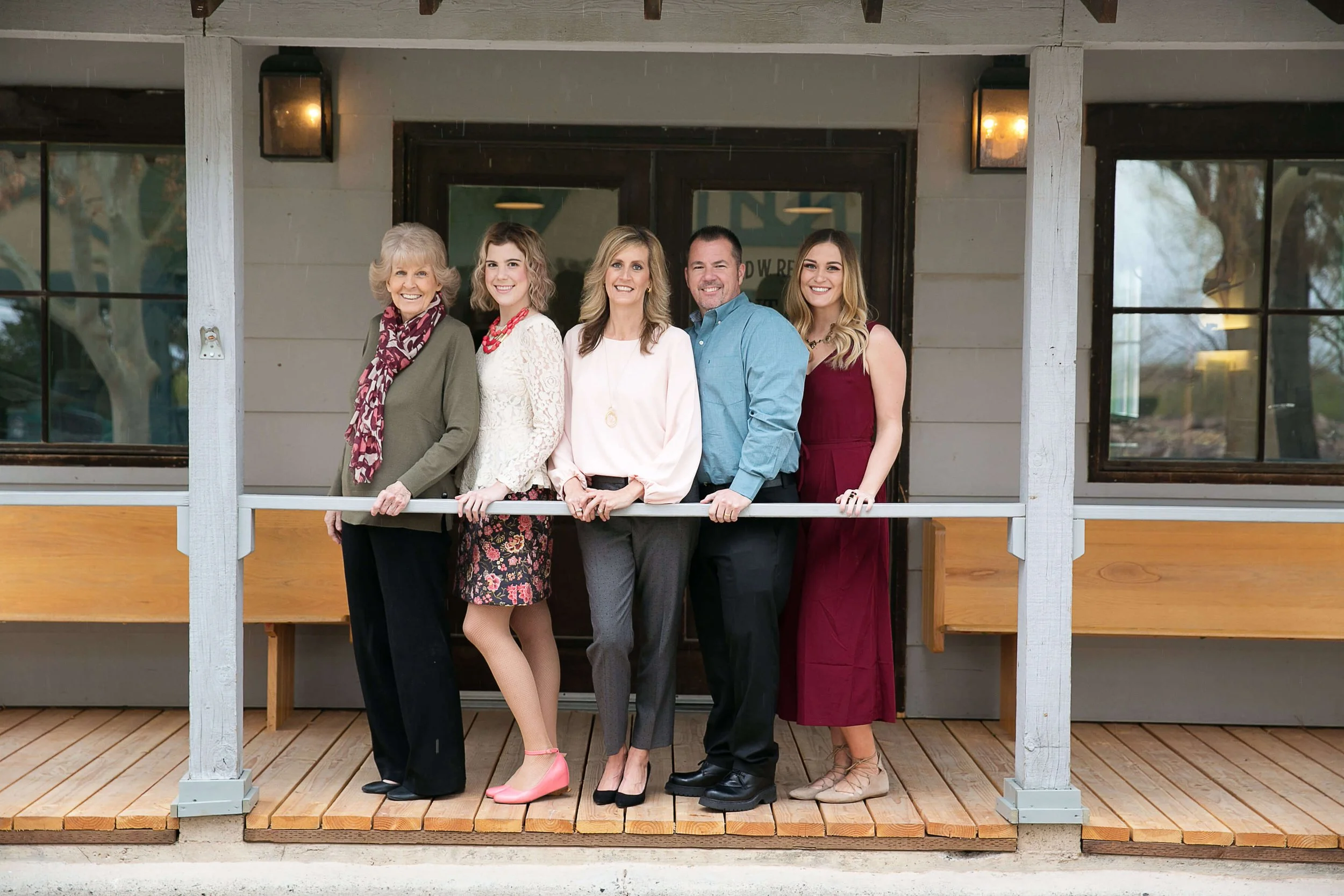 Melissa Hardy with her husband Damon and their two daughters