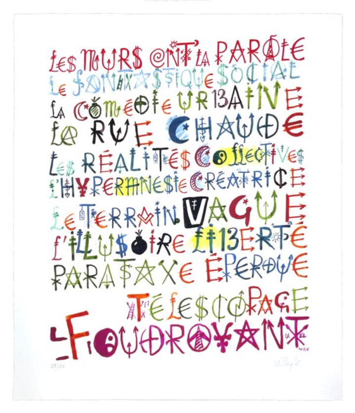 Jacques Villeglé - Les murs ont la parole