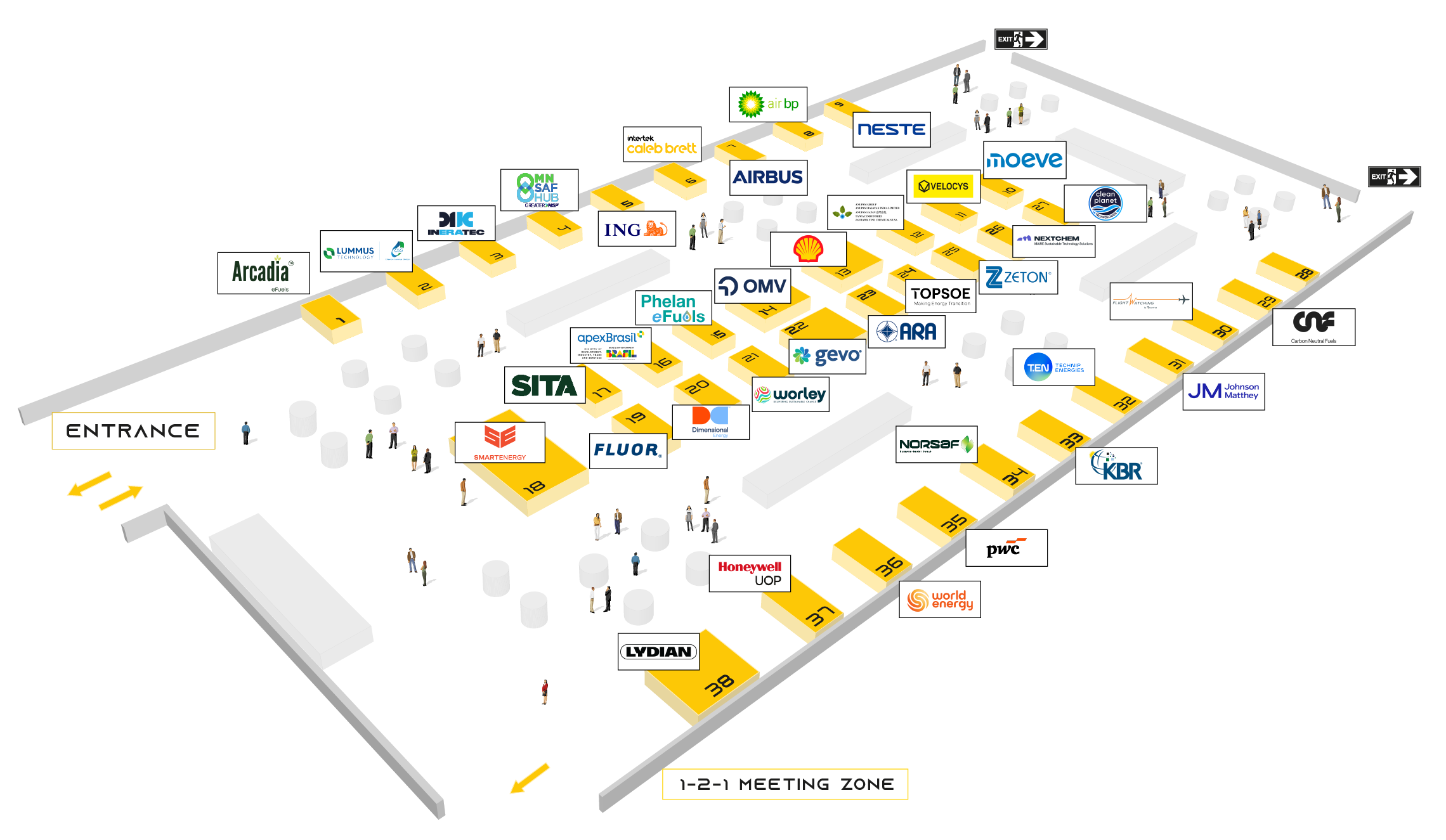 SAF Congress 2026 Networking Floorplan