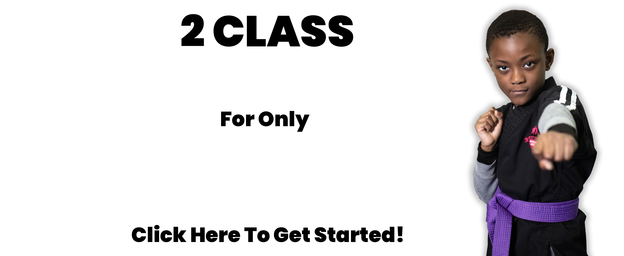 Try 2 Kids Martial Arts Classes