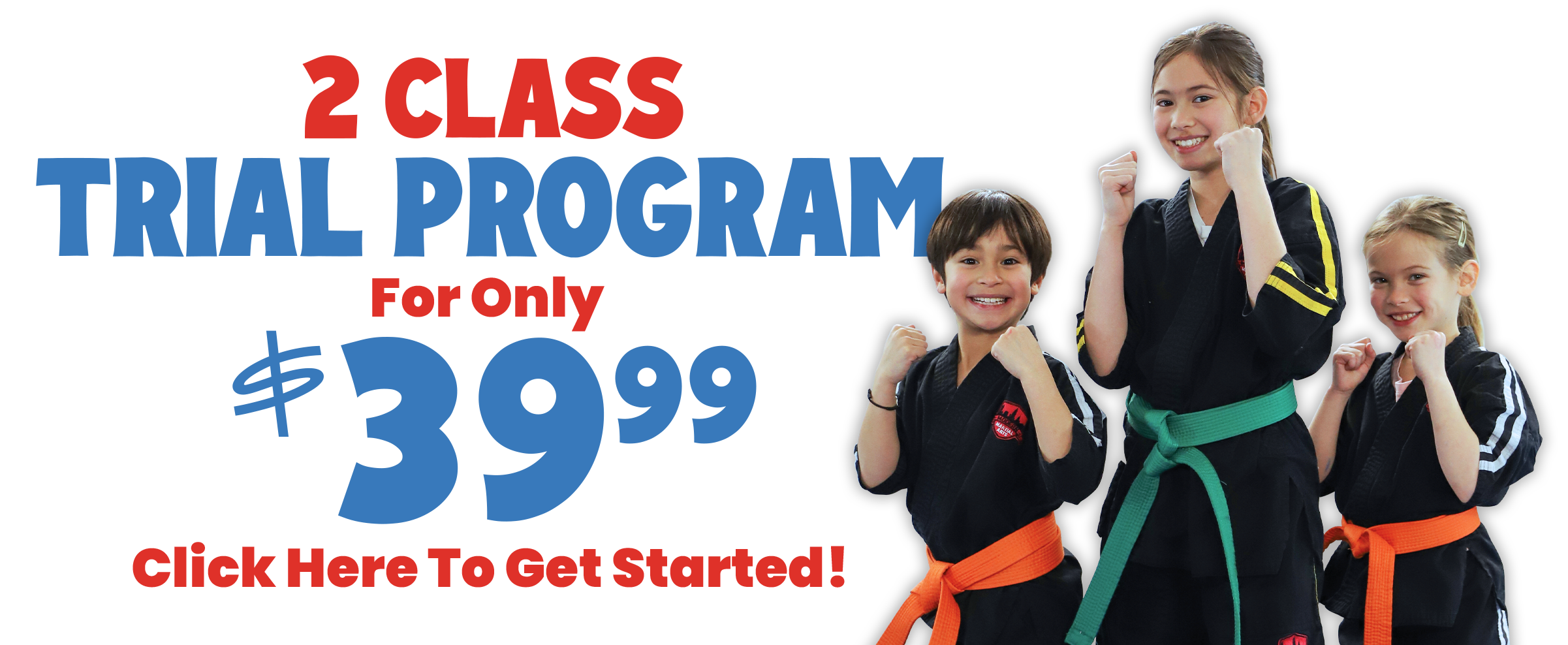 Try 2 Kids Martial Arts Classes
