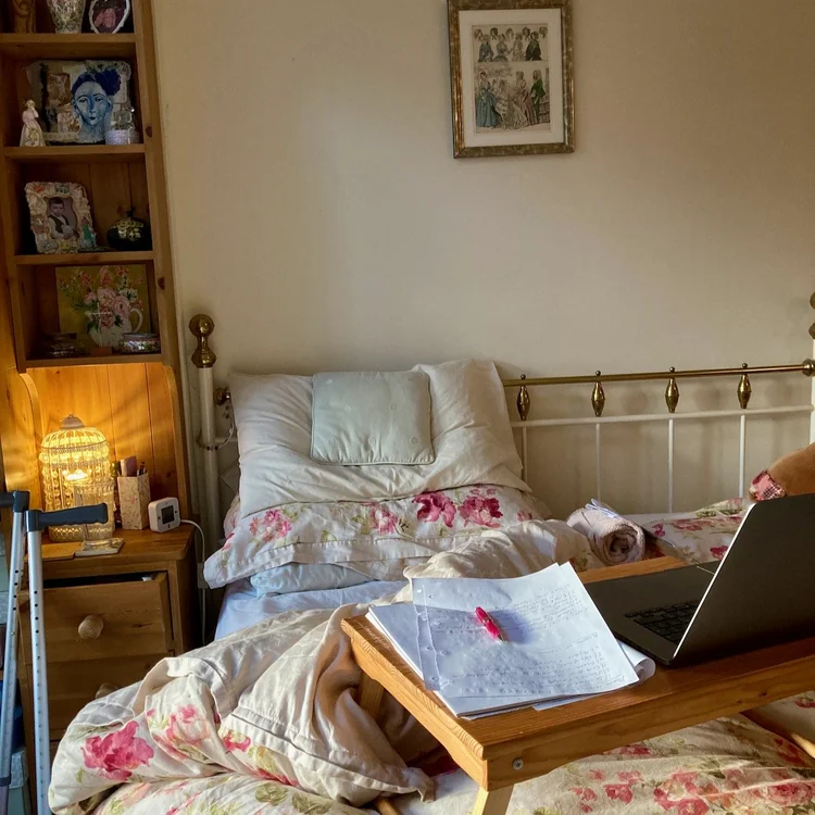 My 'bed office'