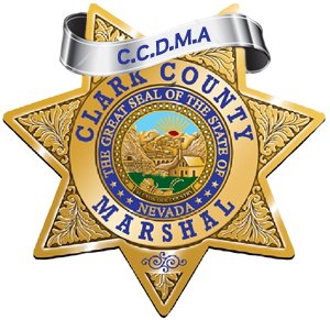 Clark County Deputy Marshals Association (C.C.D.M.A.) badge