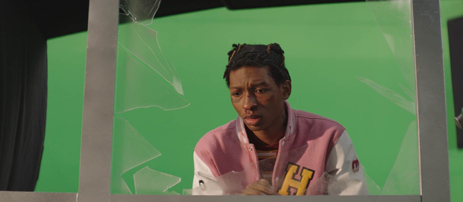 Green screen effects shot from Archenemy