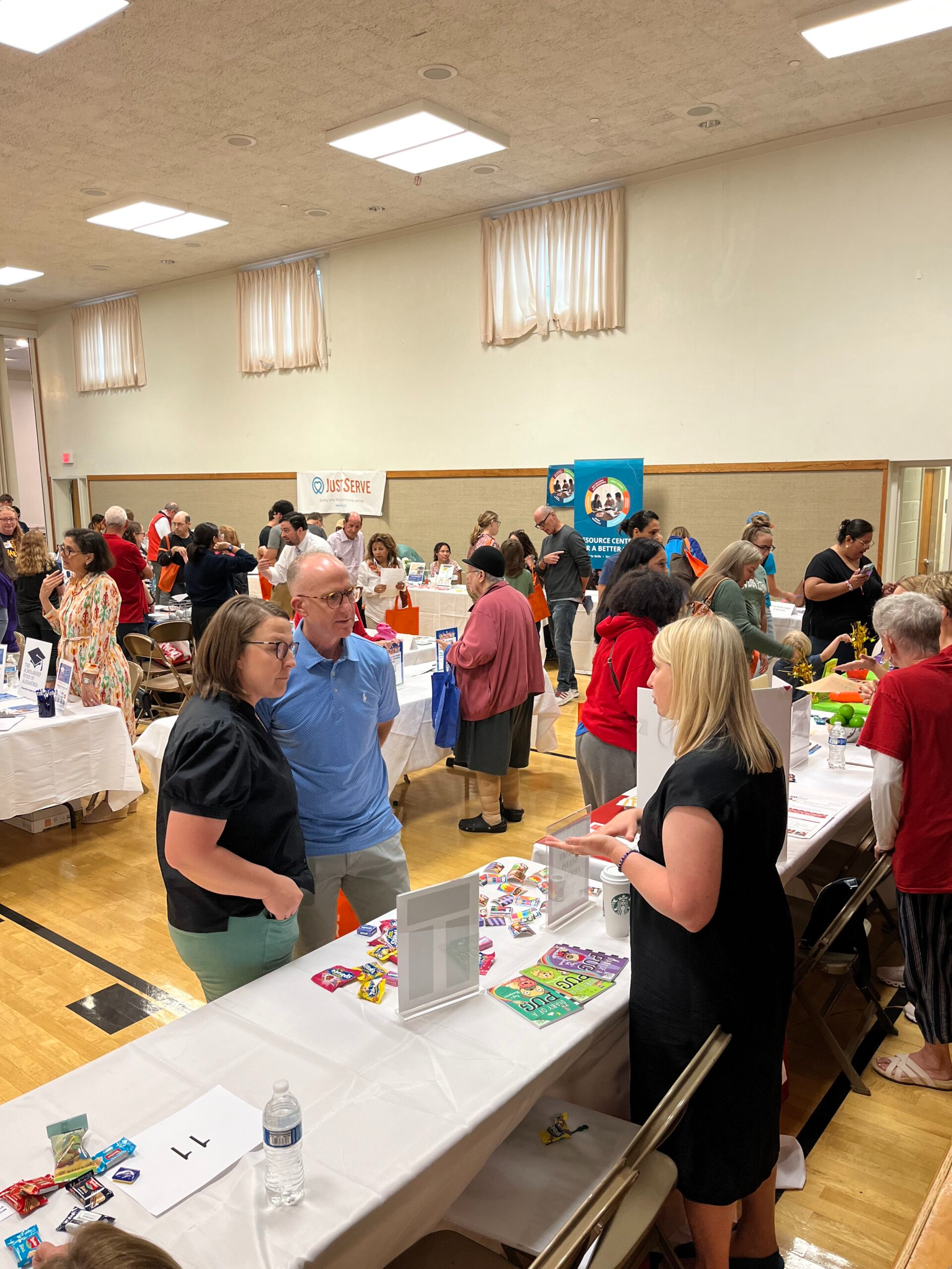 Colleagues at a charity fundraiser