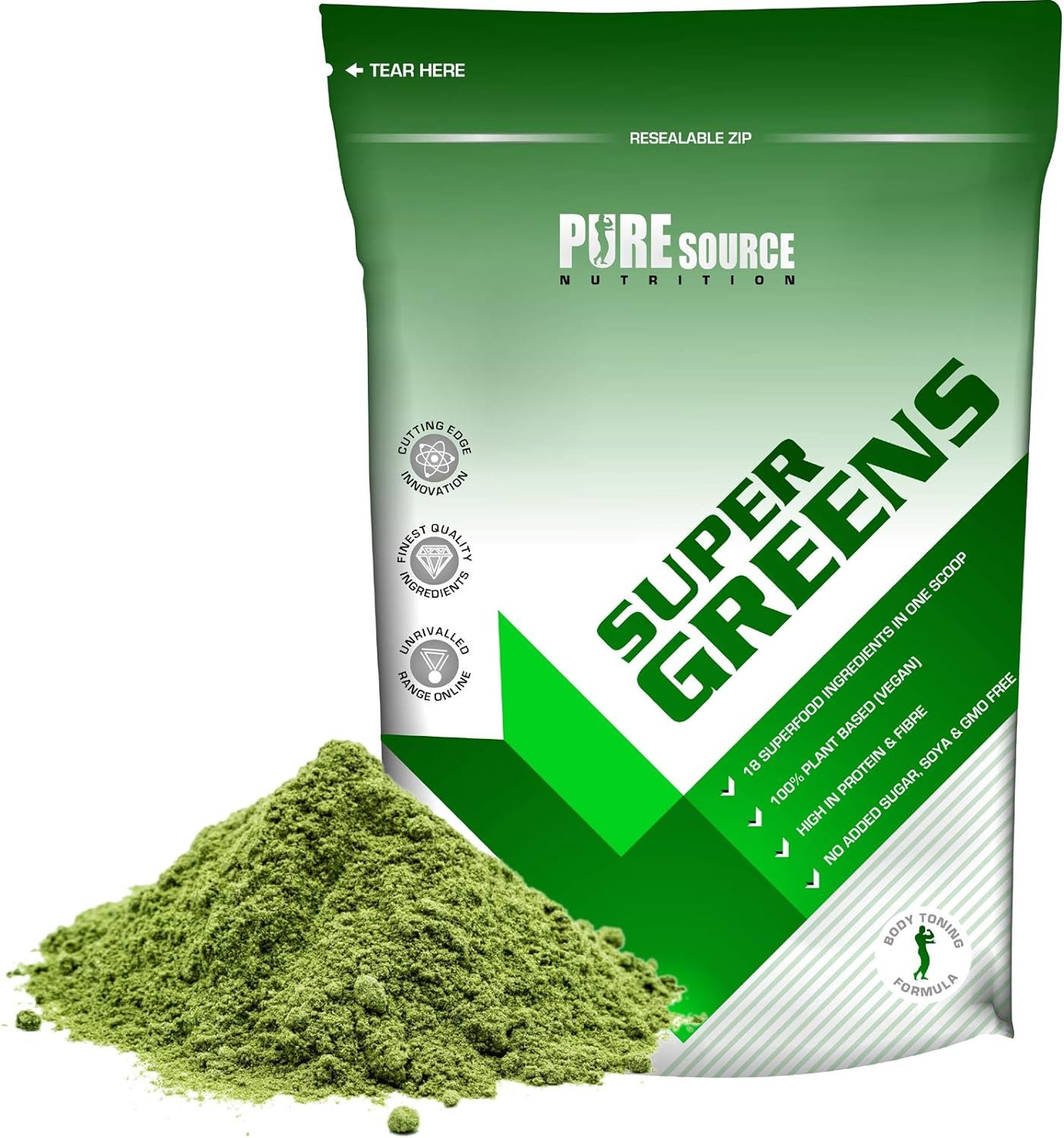 Pure Source Nutrition Vegan Super Green Powder