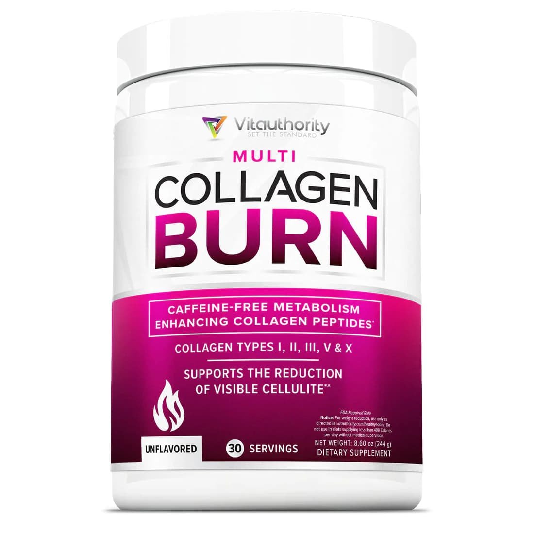 Vitauthority Multi Collagen Burn Powder