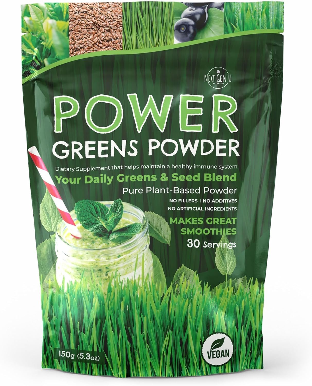 NGU Super Greens Powder