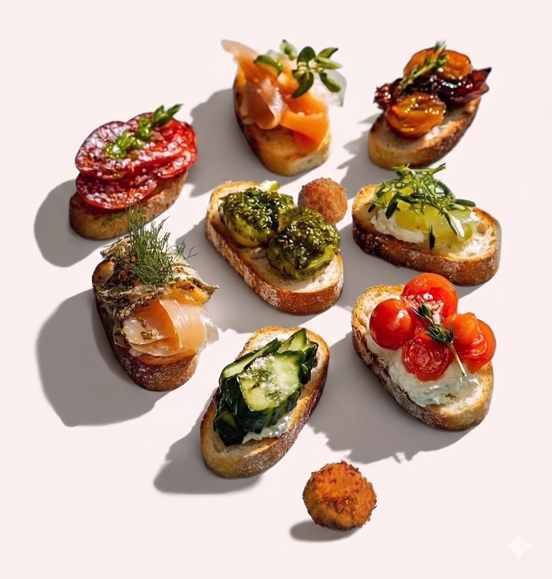 Crostini selection