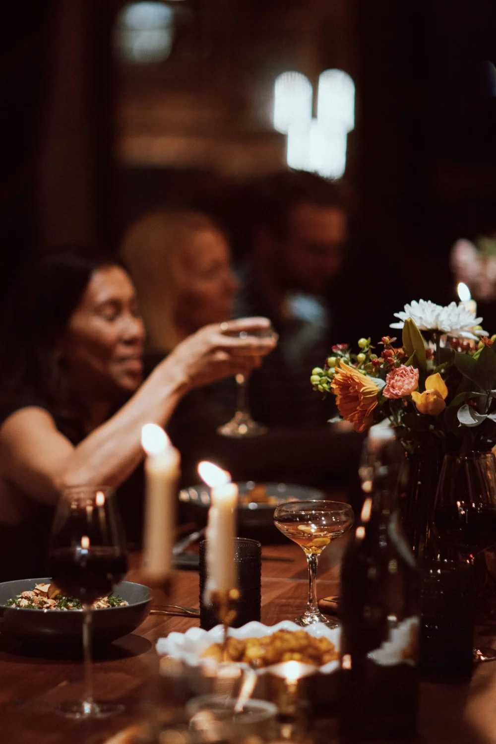 A toast at the table