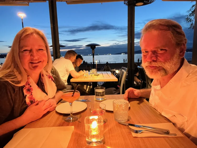 Dinner in Vancouver before the cruise · Alaska 2026