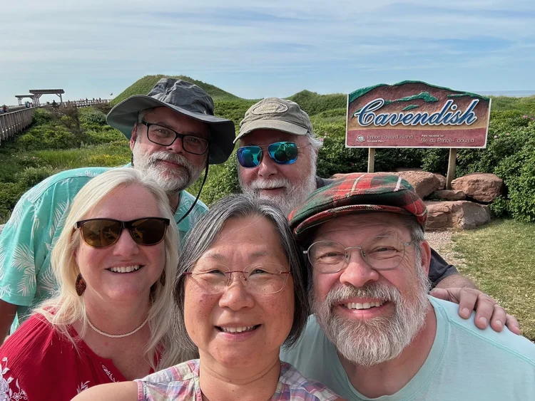 Out and about in Cavendish · Boston–Quebec City 2025