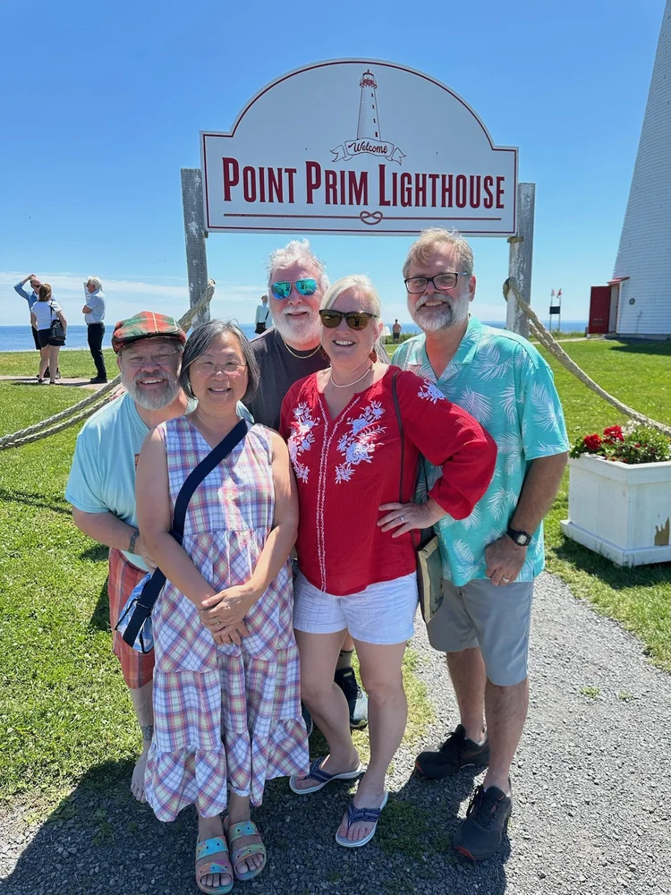 At Point Prim Lighthouse · Boston–Quebec City 2025