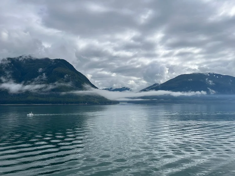 Mountains through the mist · Alaska 2026