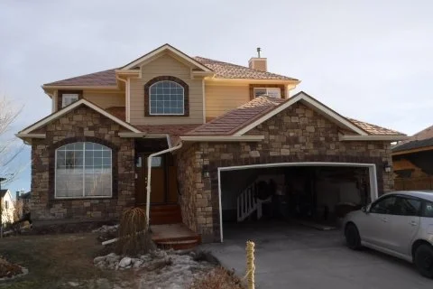 Vinyl siding samples and siding materials