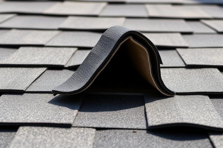 Lifted shingles