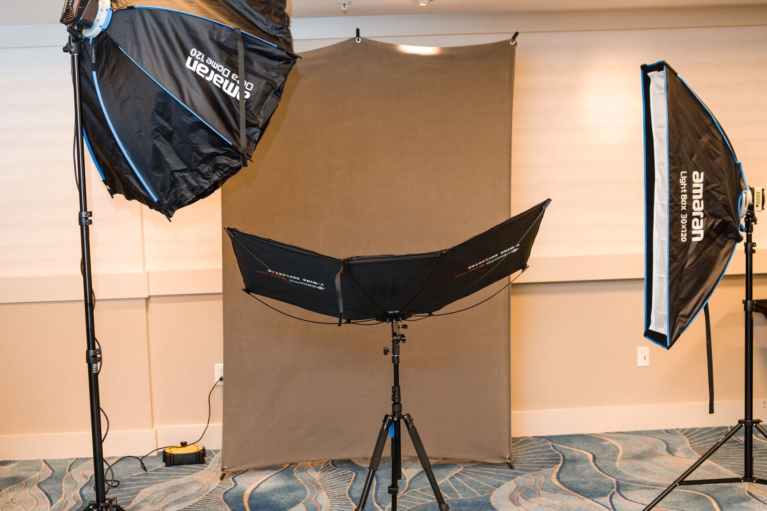 Professional lighting setup