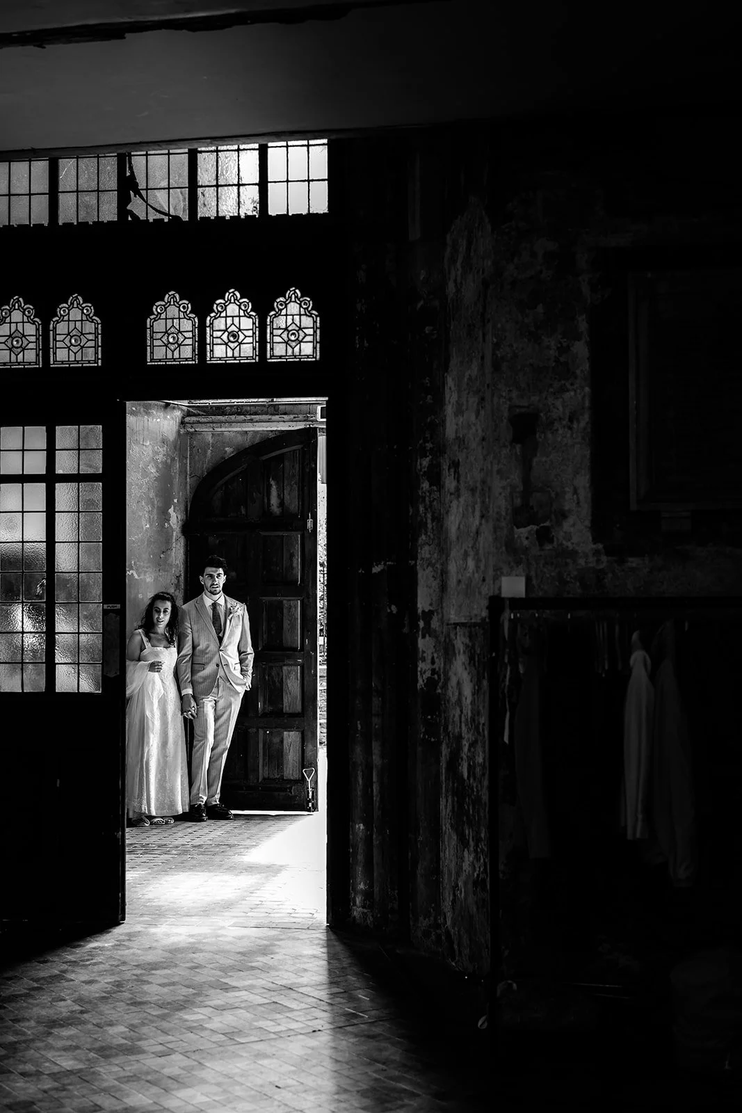 The Mount Without Bristol wedding venue — converted St Michael's Church interior, documentary wedding photography