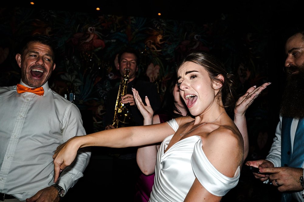 Dancing at Nat and Josh&rsquo;s wedding reception at The Other House, Kensington - 5