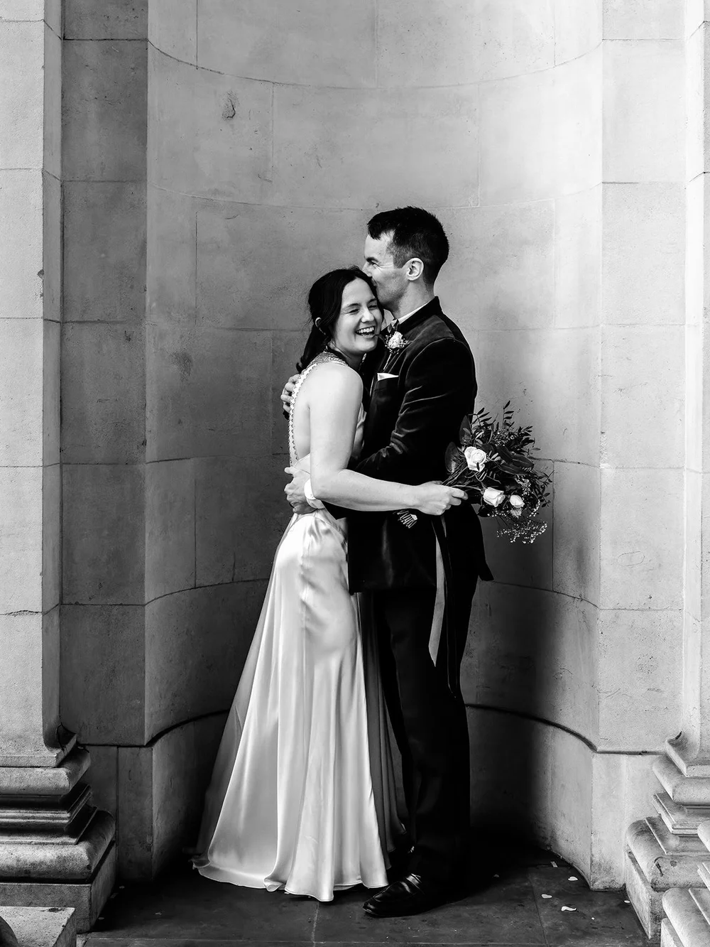 Documentary wedding photography inside Old Marylebone Town Hall, London - 8