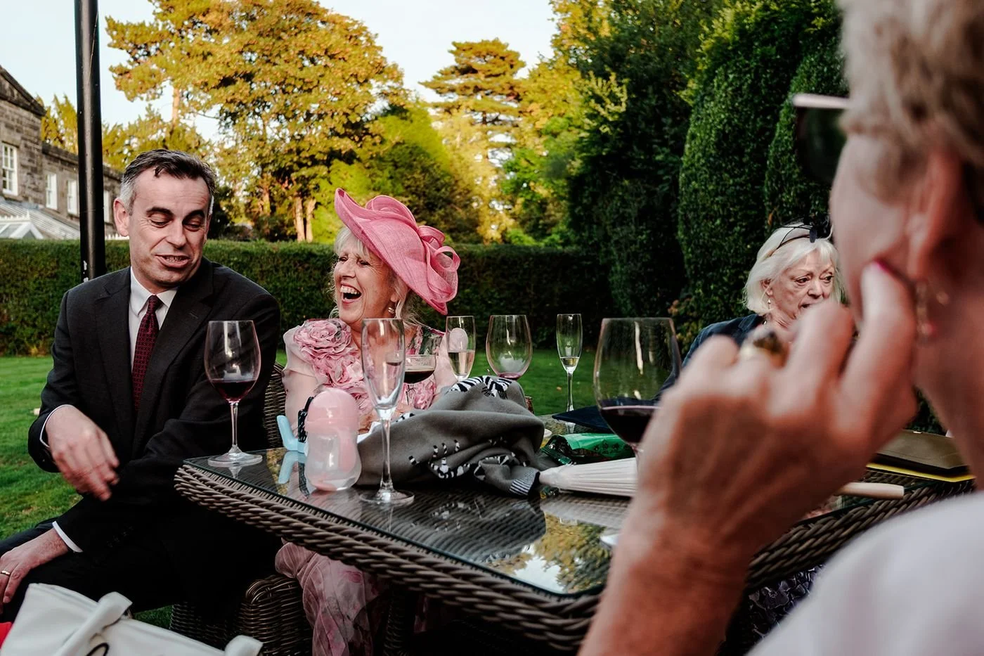 Wedding toast at Hotel du Vin Tunbridge Wells bistro