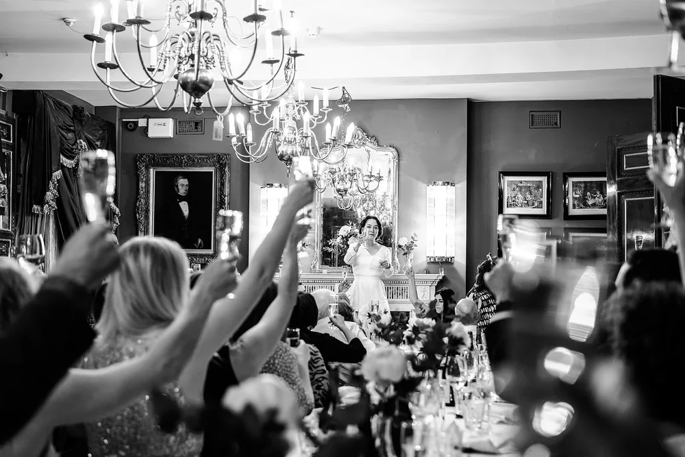 Couple portrait at Brunswick House, Vauxhall, documentary wedding photography by Oliver Holder
