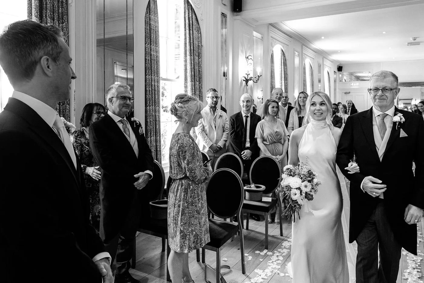 Wedding ceremony at the Burgundy Suite Hotel du Vin Tunbridge Wells