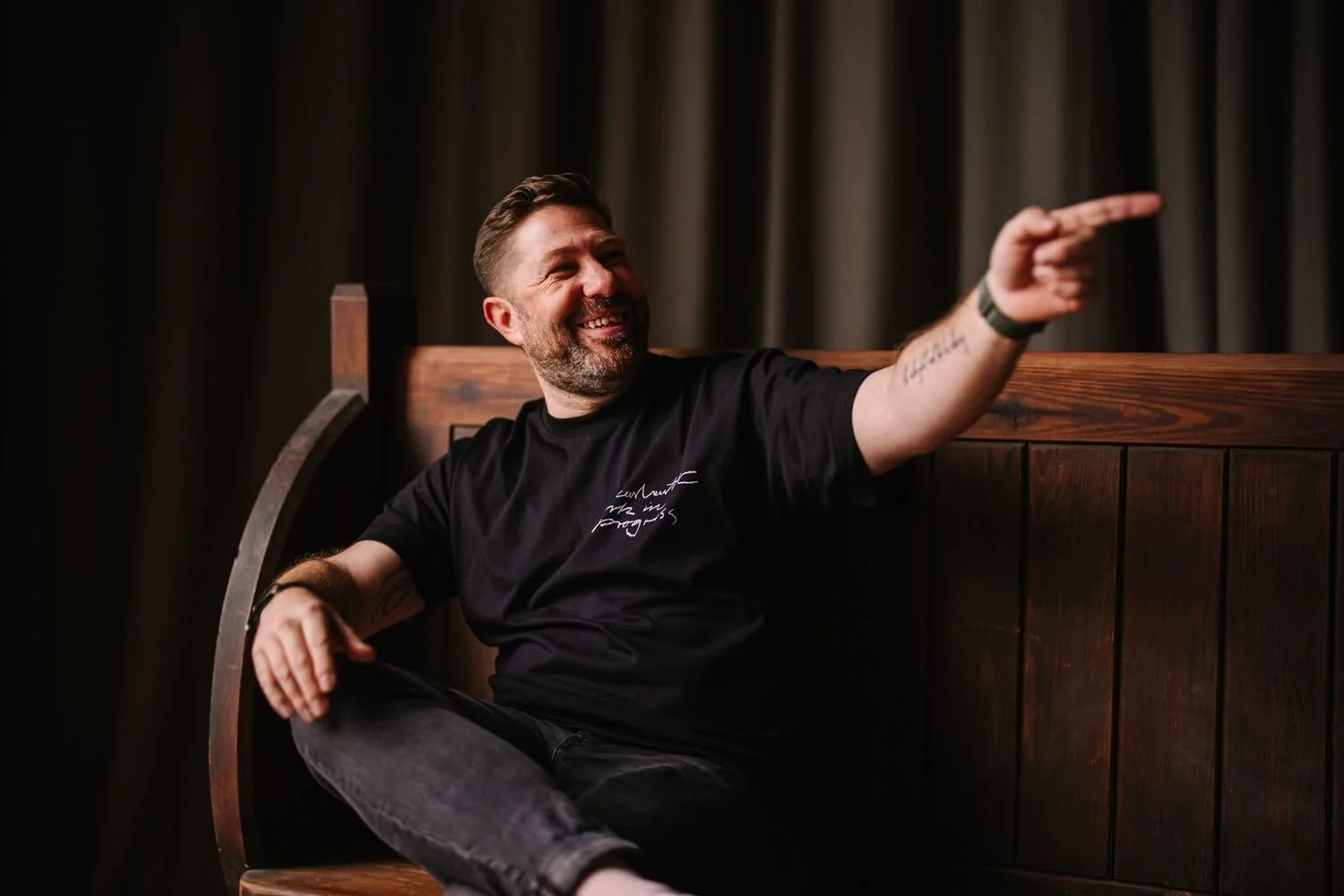 Oliver Holder portrait &mdash; award-winning documentary wedding photographer based in Bristol, covering London and the UK