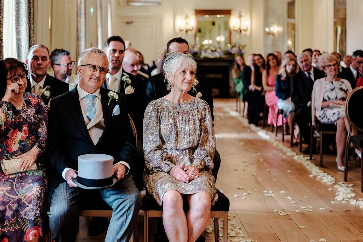 Alis and Brad during their wedding vows at Hotel du Vin Tunbridge Wells