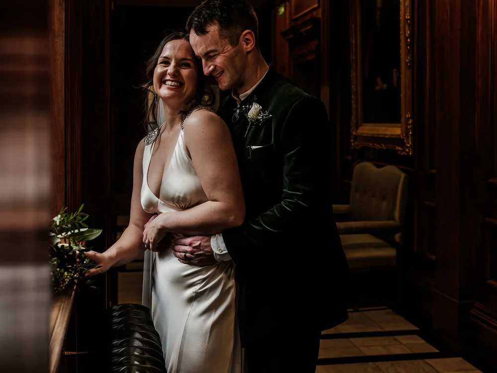 Documentary wedding photography inside Old Marylebone Town Hall, London - 5
