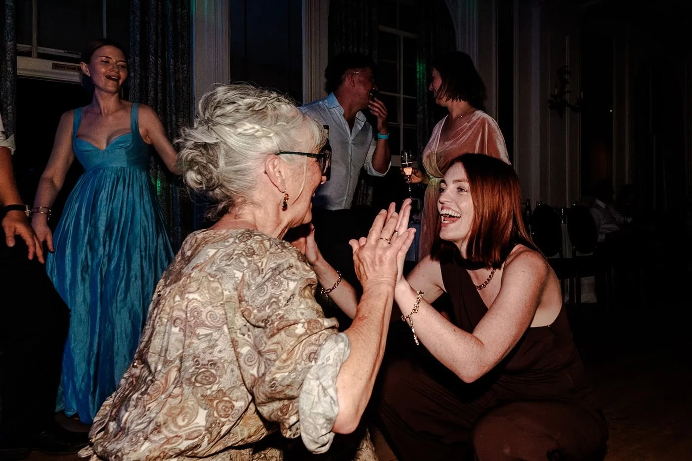 End of the night at Alis and Brad's Hotel du Vin Tunbridge Wells wedding