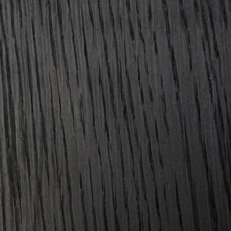 Finish sample of burnt and oiled oak by Arno Declercq