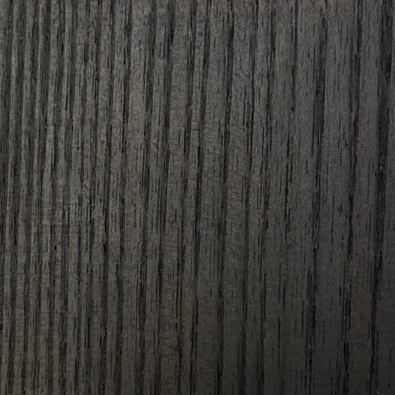 ASH — Burned and oiled — material sample from Arno Declercq’s 2026 wood finishes guide