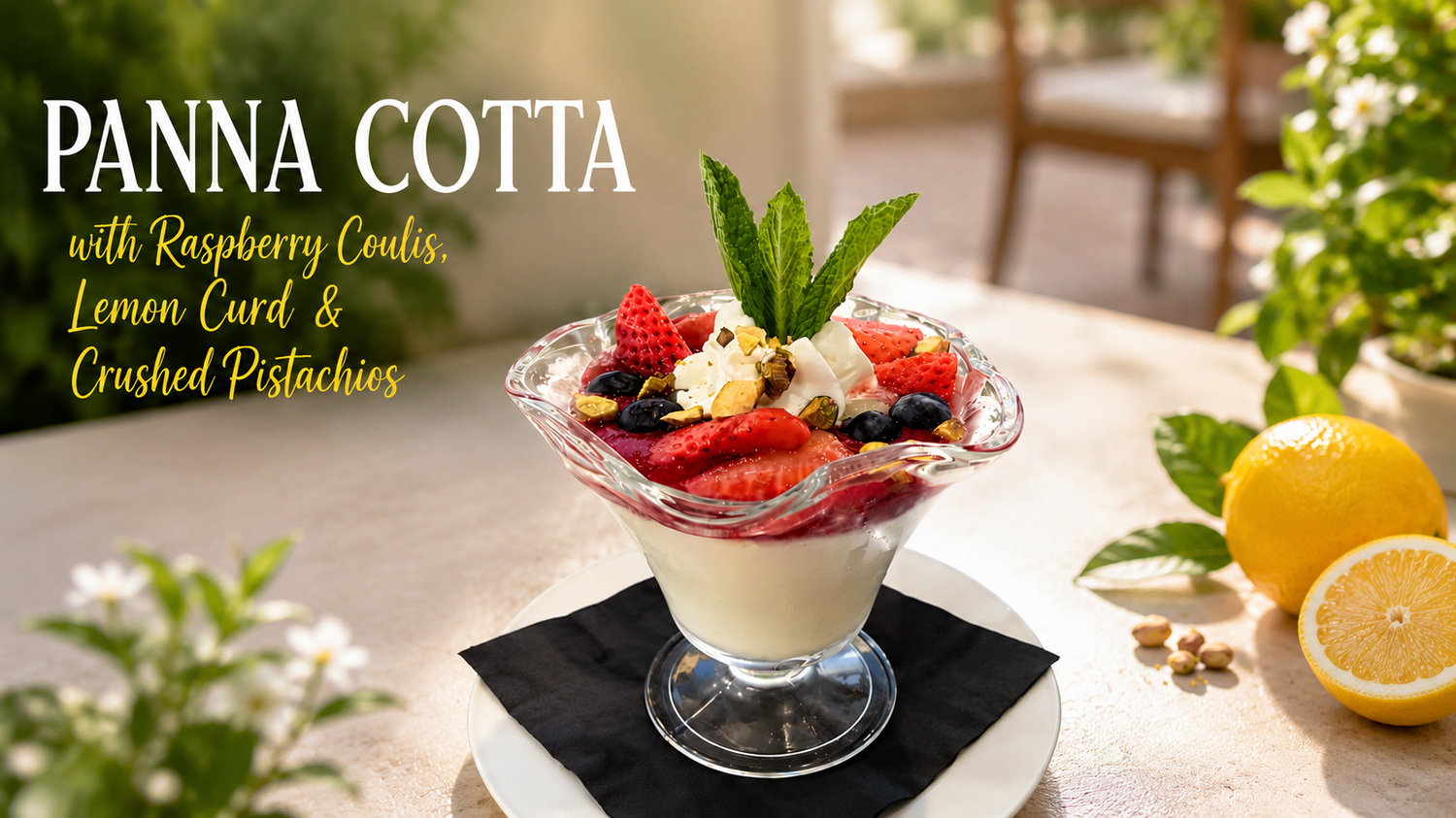 Panna Cotta at Mattone Italian Kitchen