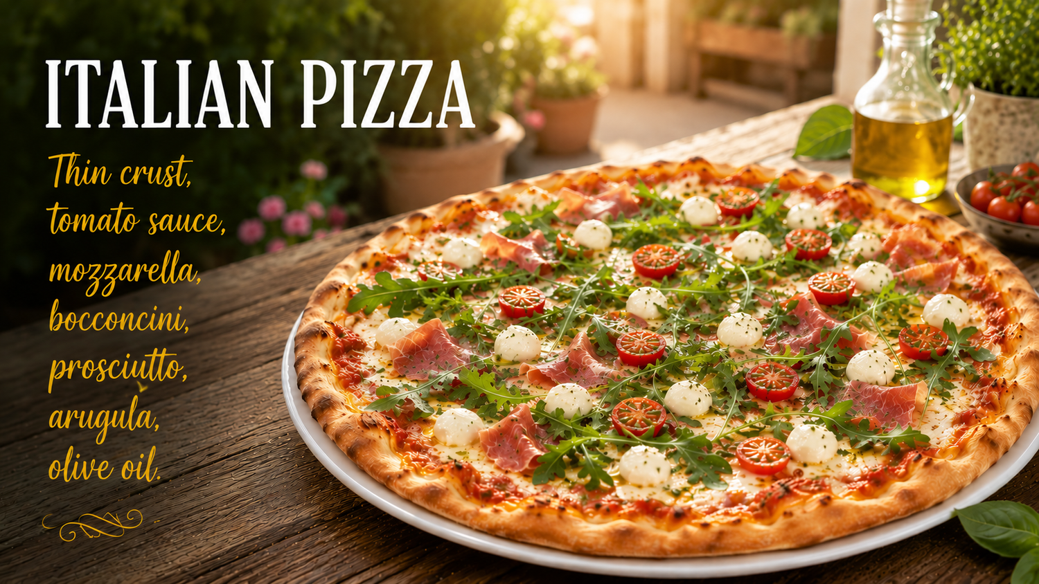 Italian Pizza at Mattone Italian Kitchen