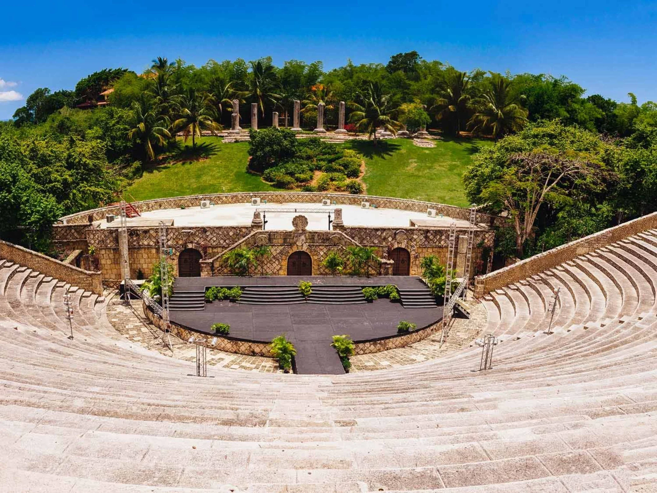 Amphitheatre wedding ceremony venue at Casa de Campo in the Dominican Republic